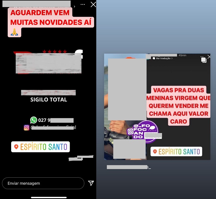 Postagem procurando “virgens” na rede social vira caso de polícia em Linhares