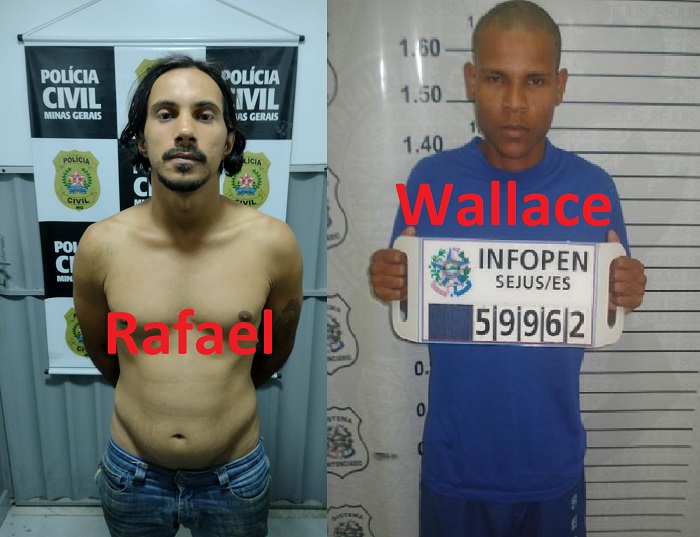Preso em MG integrante de dupla que promoveu terror durante roubos no Farias, interior de Linhares