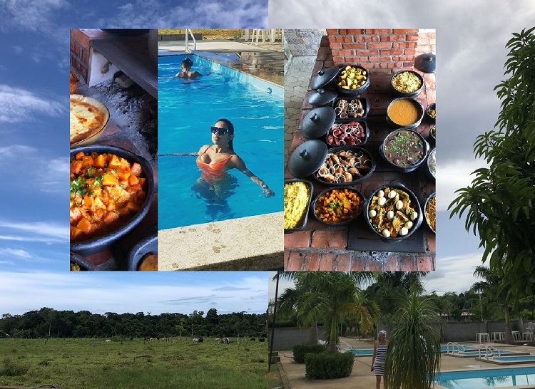Almoço de sábado e domingo, com ou sem sol, em meio à natureza em Linhares