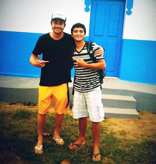 Regência: apresentador de TV passa fim de semana na Vila