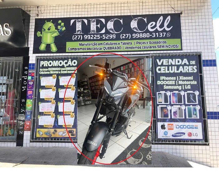 Lojista sorteia moto para “recomeçar” após assalto em Linhares