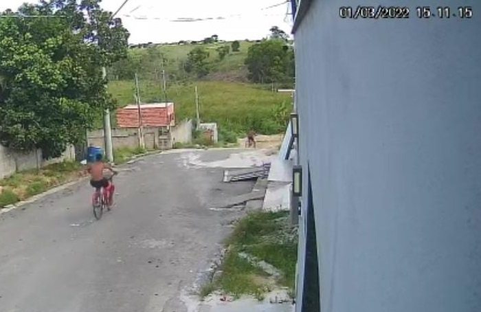 Bandidos de bicicleta fazem a limpa em residência no Planalto, e à luz do dia