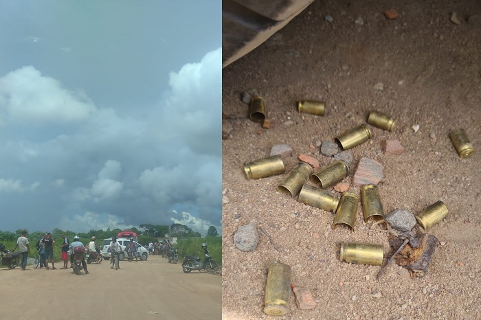 Diego é morto a tiros durante saidinha em Linhares. Capsulas de 2 calibres foram recolhidas