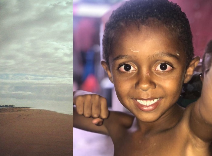 Povoação se comove com morte de Gabriel no mar