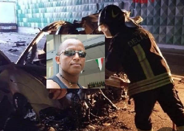 Linharense m0rre em acidente de trânsito na Italia. Ele estava a caminho do trabalho