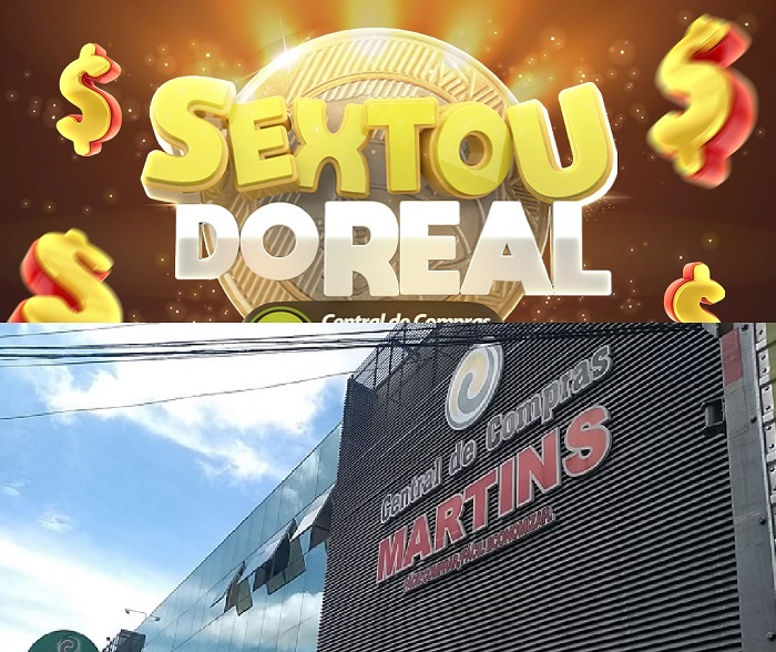 Sextou do Real Martins: Listona com ofertas de 1 a 5 Reais na sexta e no sábado