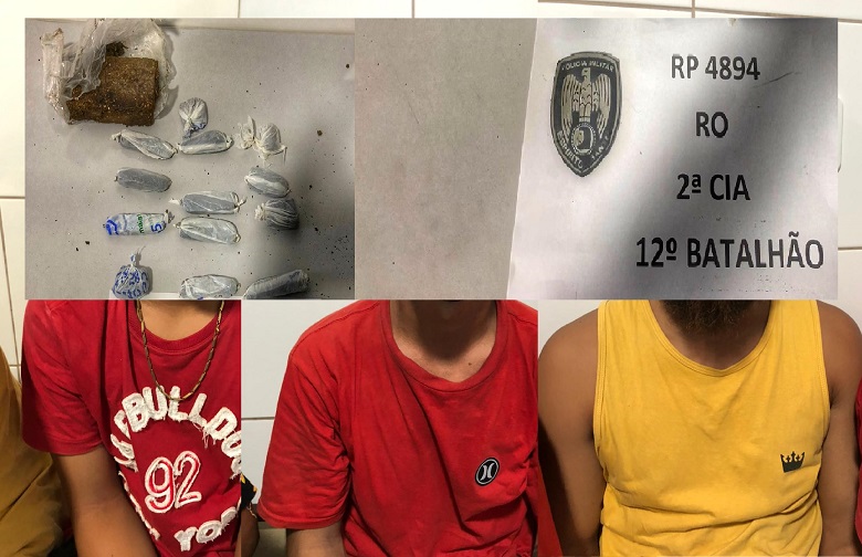 Playboy e mais dois flagrados com droga na Linha Verde. Moradores denunciam ameaça