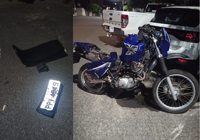 Motociclista gravemente ferido em acidente no Centro de Linhares