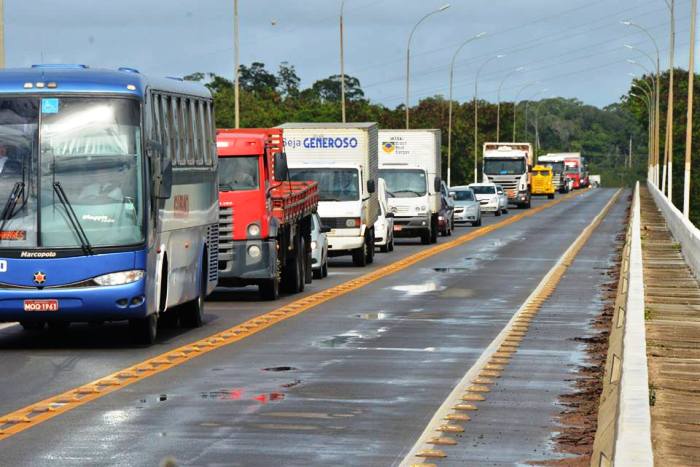 BR-101: 20 dias de interdição parcial na Ponte Joaquim Calmon