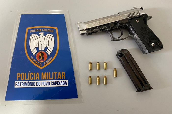 “É minha”, assume jovem ao ser detido com pistola no Jocafe 2