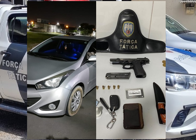 HB20 tomado de motorista de aplicativo é flagrado conduzido por mulher 