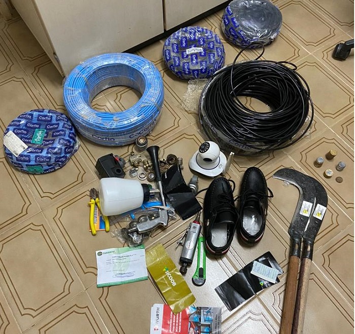Produtos avaliados em quase R$ 8 mil são furtados em Rio Bananal. PC recupera quase tudo