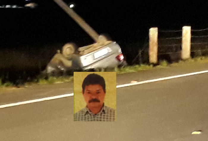 João morre em acidente na Estrada do Pontal. Ele morava no balneário