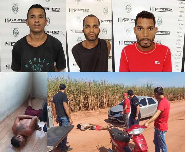 Presos suspeitos de roubo na Fazenda Maria Bonita. Um deles confessou homicídio no Nova Esperança