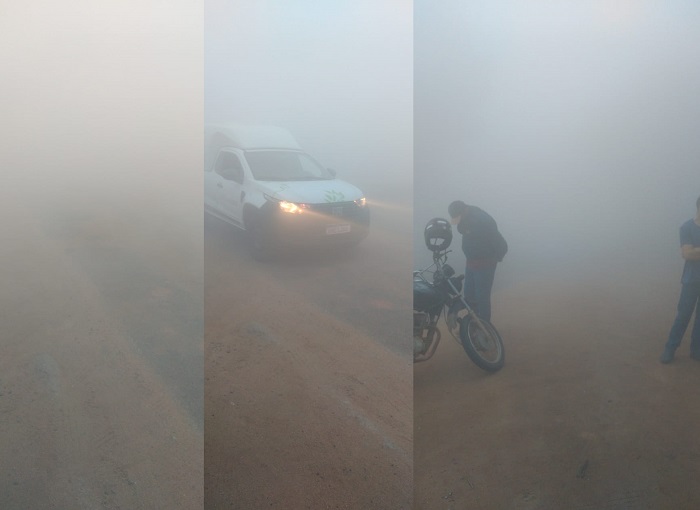 Viagens interrompidas em Rio Bananal por falta de visibilidade. “Não vejo 1 palmo à minha frente”