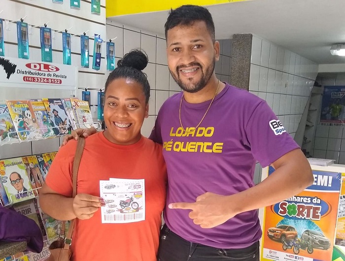 Leitora com Biz zerada, e tem Especial Dia dos Namorados Linhares da Sorte no domingo
