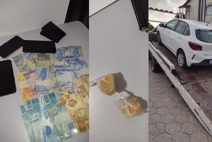 Tiros, perseguição, prisão e apreensão de drogas no Gaivotas e São José