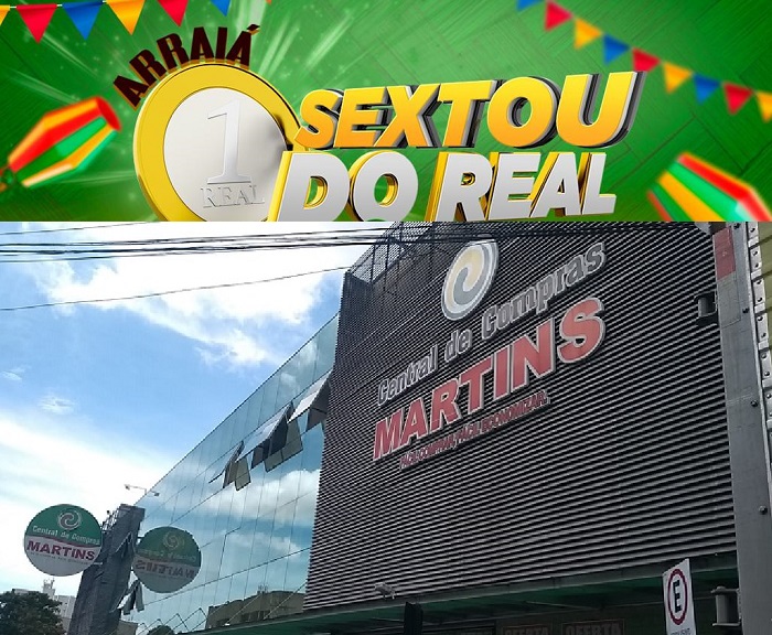 Sextou do Real com preços de R$ 1,2,3,4,5,6 e 7! Listona tem mais de 100 itens que o Martins separou para você