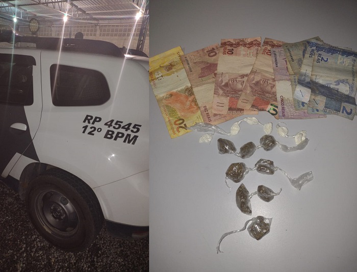 Adolescente é flagrado vendendo drogas no Santa Cruz