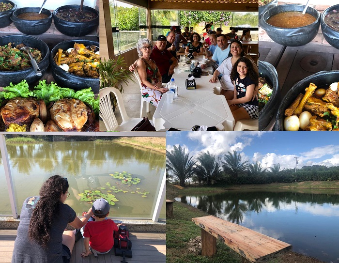 Nada de pedágio: Almoço de sábado e domingo no espaço mais lindo de Linhares