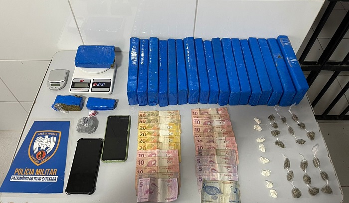 PM prende “braço direito” de Filipinho e apreende muita maconha em Linhares