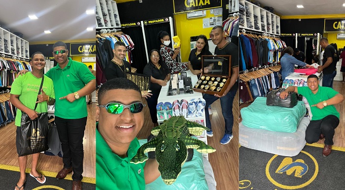 Reposição recorde: “Eita glória!”. Comerciante estende promoção após loja lotadaça no Centro de Linhares