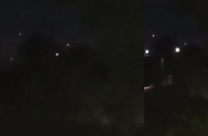 Vídeo: Deu a louca nas luminárias na “Rua do Presídio”, e cena é confundida com “mega boate” em Linhares