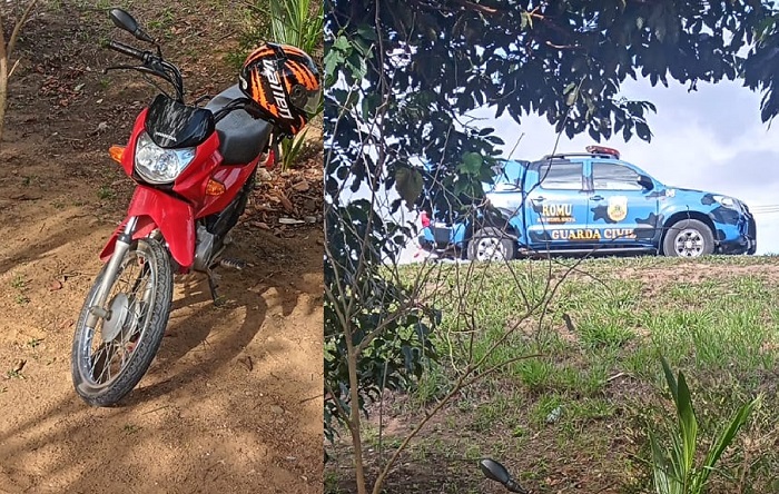 GCM: Moto furtada é recuperada logo após o delito no interior de Linhares