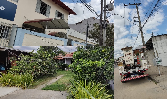 Carreta derruba fiações e deixa parte do Interlagos sem energia elétrica e internet