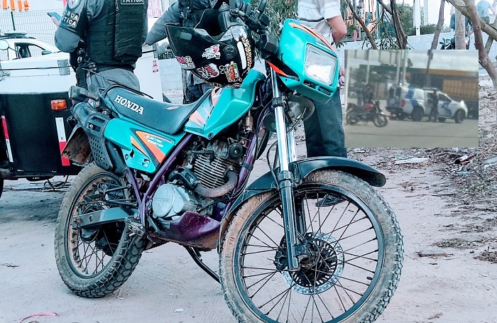 Após anúncio no Facebook: 2 detidos em plena negociação de moto roubada. Caso segue na 16ª Regional