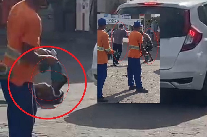 Cena de agressão em pátio de posto de combustíveis revolta moradores de Linhares