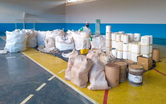 Mais de 3 toneladas de embalagens de agrotóxicos recolhidas em Linhares