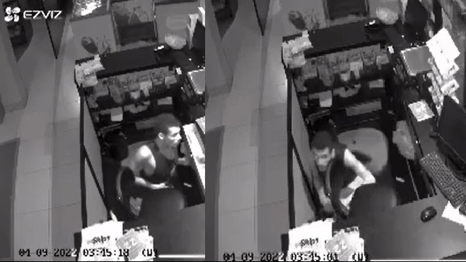 Ladrão faz a limpa no caixa de tradicional estabelecimento no Centro de Linhares