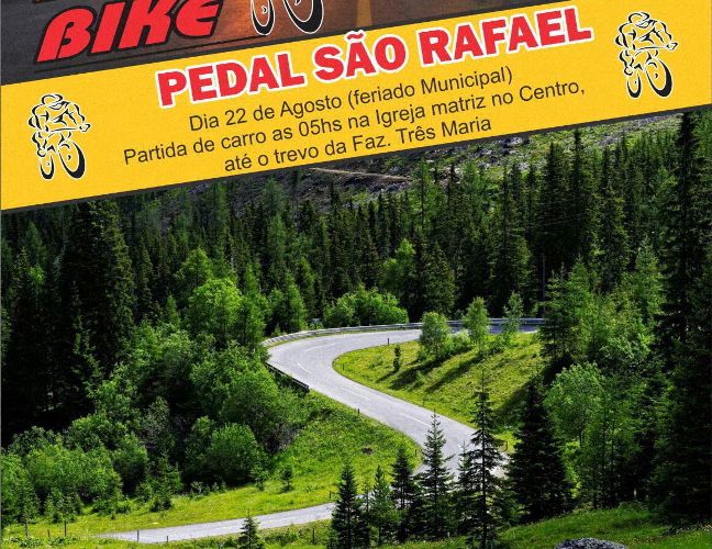 Pedalaço 22 de agosto: É o ‘Feriado do Pedal’ com 80 KM de percurso até São Rafael