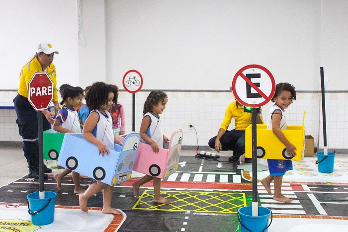 Projeto Transitolândia é destaque em Linhares na Semana Nacional do Trânsito
