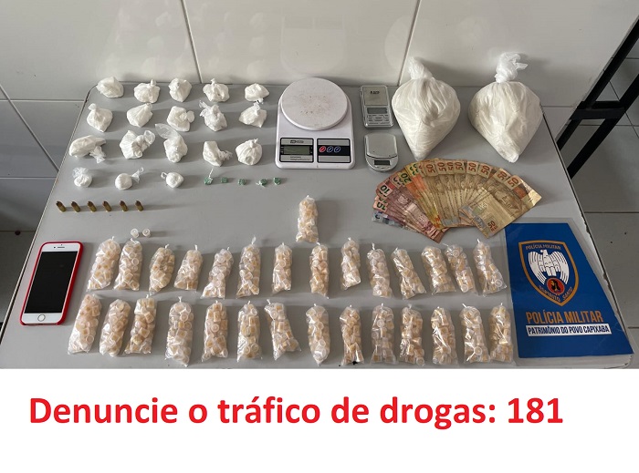 Muita droga apreendida em Linhares. PM estourou 