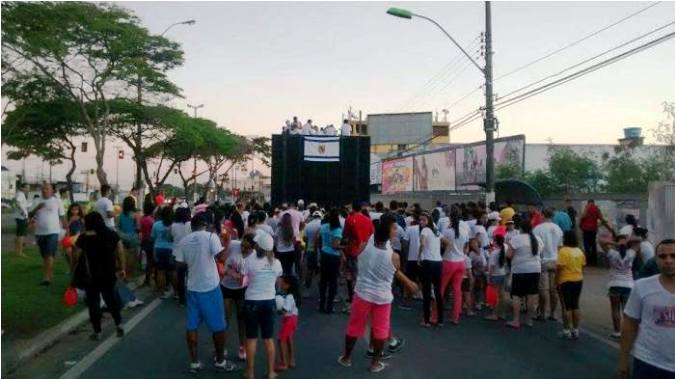 22 de agosto: Evangélicos saem em marcha e clamam a Deus por Linhares