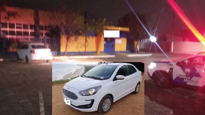 Carro roubado de motorista de aplicativo é encontrado em bairro nobre de Linhares