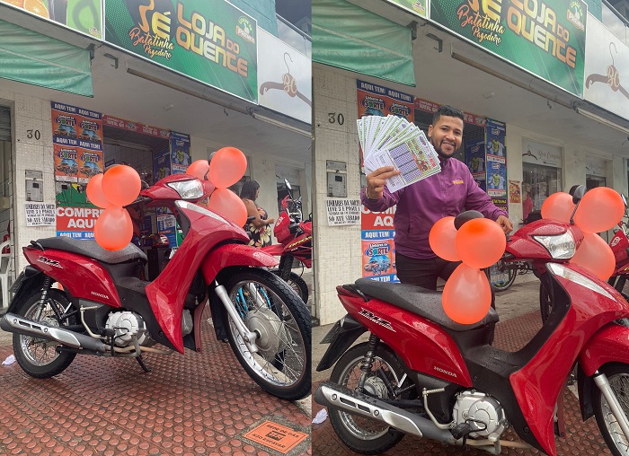 3 chances pelo preço de 1: E essa moto zerada e lindona pode ser sua