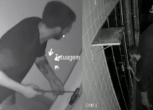 Larápio arromba escritório de advocacia em Linhares. “Tem tatuagens”, aponta vítima