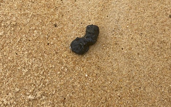 Óleo cru é encontrado no mar de Pontal do Ipiranga