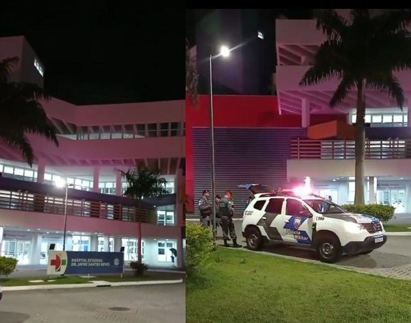 Tiroteio e prisão na área externa de hospital na Serra