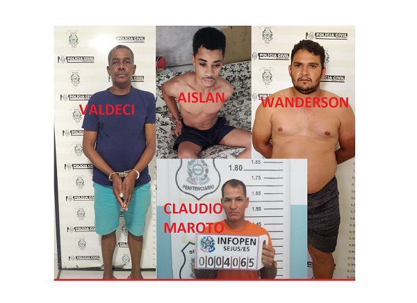 Presos envolvidos na morte de Reginaldo. Um estava de saidinha temporária