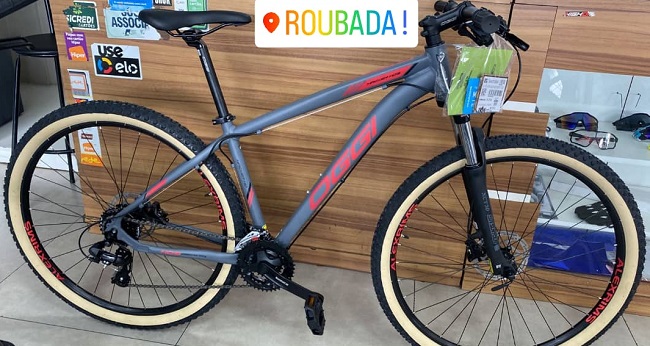 Bicicleta é furtada 1 hora após ter sido comprada em Linhares