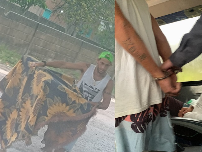 Homem flagrado com TV furtada em Regência tinha mandado de prisão em aberto