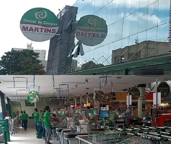Lista do hortifrúti e funcionamento no Martins nos dias dos jogos do Brasil na Copa do Mundo