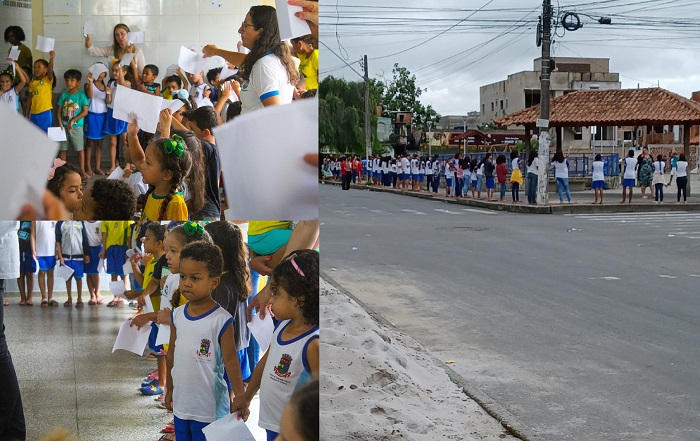 Escolas de Linhares homenageiam vítimas de ataques ocorridos em Aracruz