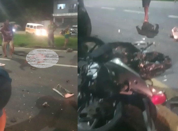 Outro: Motociclista morre em acidente na BR-101, em Jacupemba