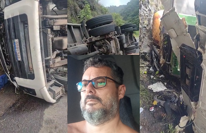 Kibe: Caminhoneiro de Linhares morre em acidente em MG