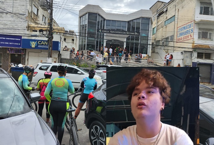 Morte de Luan: Pais recebem conforto de ciclistas do do Pedal Linhares. Ângelo Caron é integrante do grupo